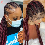 red / United States / 36inches|full lace wigs