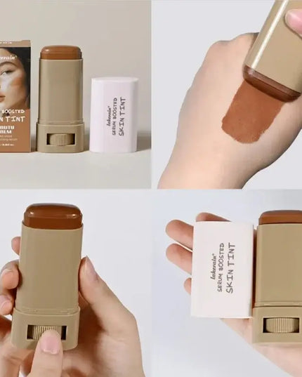 Skin Tint Foundation Stick hydrates and nourishes the skin while providing long-lasting,