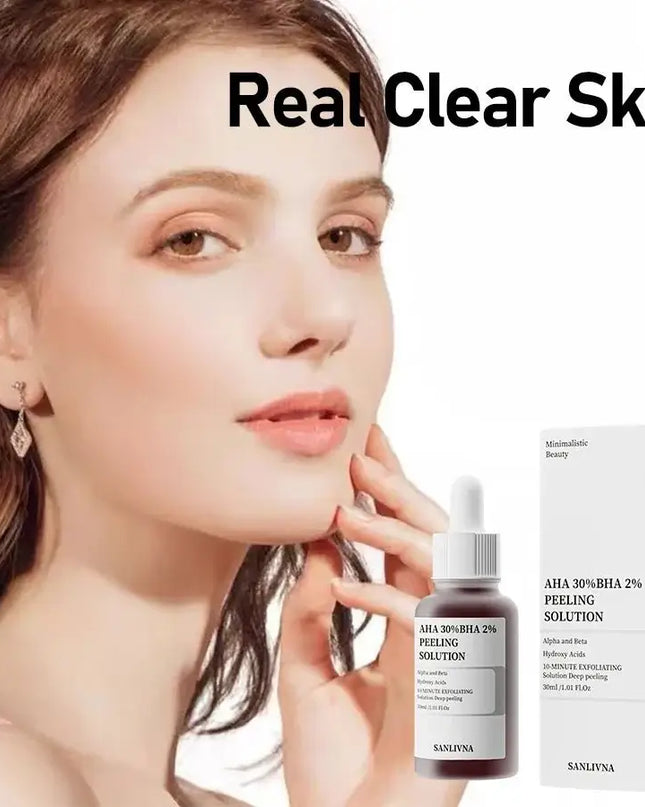 Exfoliating Face Serum – 10% Salicylic Acid, Niacinamide + Zinc, Hexapeptide for Moisturizing & Smoothing