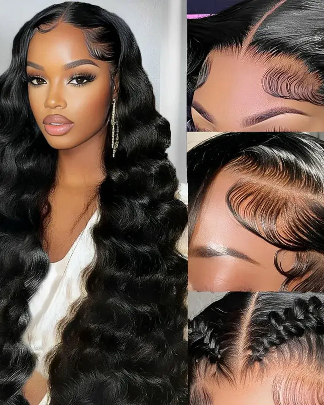 40 Inch 13x6 HD Body Wave Lace Front Wig 220% Density Human Hair