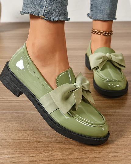 Bow Tie Loafers for Women - Stylish Daily Wear Shoes