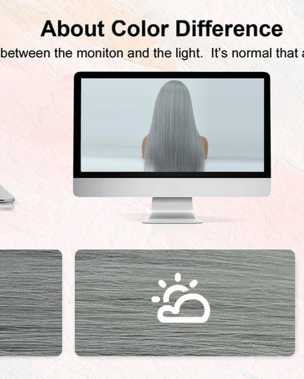 Explanation of color difference between monitor, light, and smartphone display.