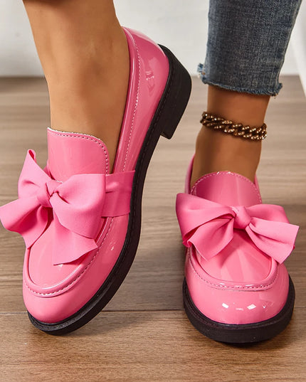 Bow Tie Loafers for Women - Stylish Daily Wear Shoes