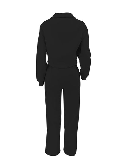 Autumn Winter Thick Warm Two-Piece Leisure Set for Women”