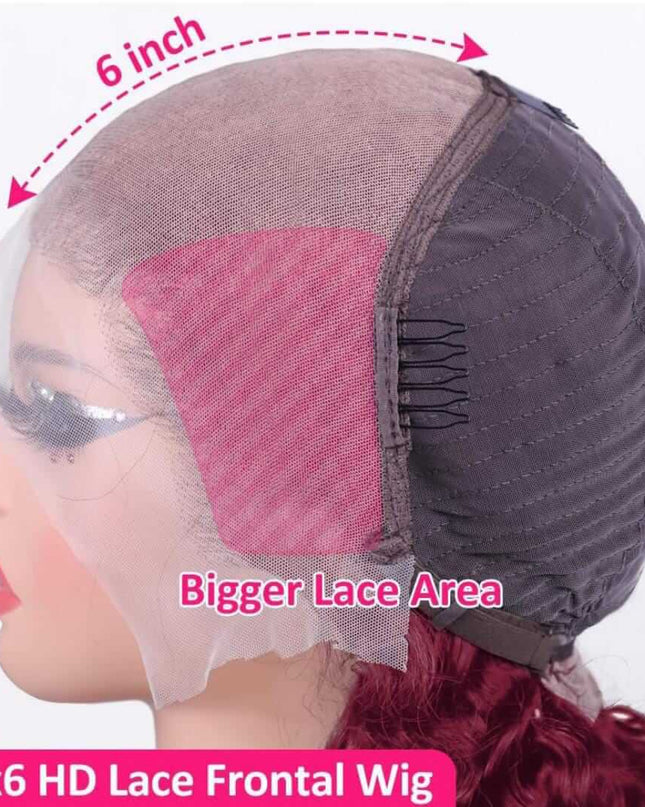 99J Burgundy Lace Front Wig – HD Hairline – Emma-Store-Shop - 30 Inch 99j Burgundy Lace Front Wigs Human Hair 13x4 HD Transparent Wine Red Burgundy Body Wave Human Hair Lace Front Wigs for Women 180 Density Pre Plcked Human Hair Lace Frontal Wig-with-Baby-Hair