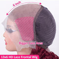 99J Burgundy Lace Front Wig – HD Hairline – Emma-Store-Shop - 30 Inch 99j Burgundy Lace Front Wigs Human Hair 13x4 HD Transparent Wine Red Burgundy Body Wave Human Hair Lace Front Wigs for Women 180 Density Pre Plcked Human Hair Lace Frontal Wig-with-Baby-Hair