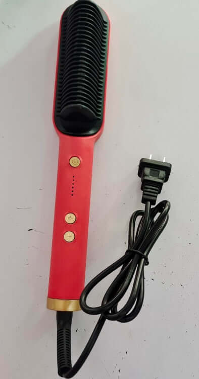 Ion Hair Straightener Brush - Safe & Versatile Styling Tool