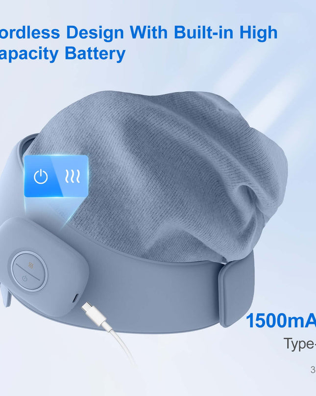 2025 Best-Selling Smart Head Massager With Eye Relief & Heating Function
