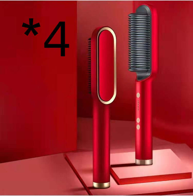 Ion Hair Straightener Brush - Safe & Versatile Styling Tool