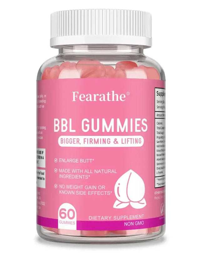 BBL Gummies - Shape Your Hips，Advanced Natural Formula for Sculpted Curves Detox Immune Support 60 Gummies - EMMA STORE SHOP
