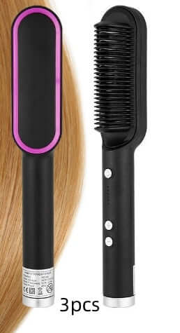 Ion Hair Straightener Brush - Safe & Versatile Styling Tool