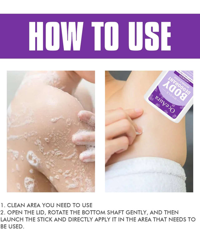 Lavender Body Deodorant Stick Body Fragrance Antiperspirant Deodorant Deodorant Stick For Underarm Odor