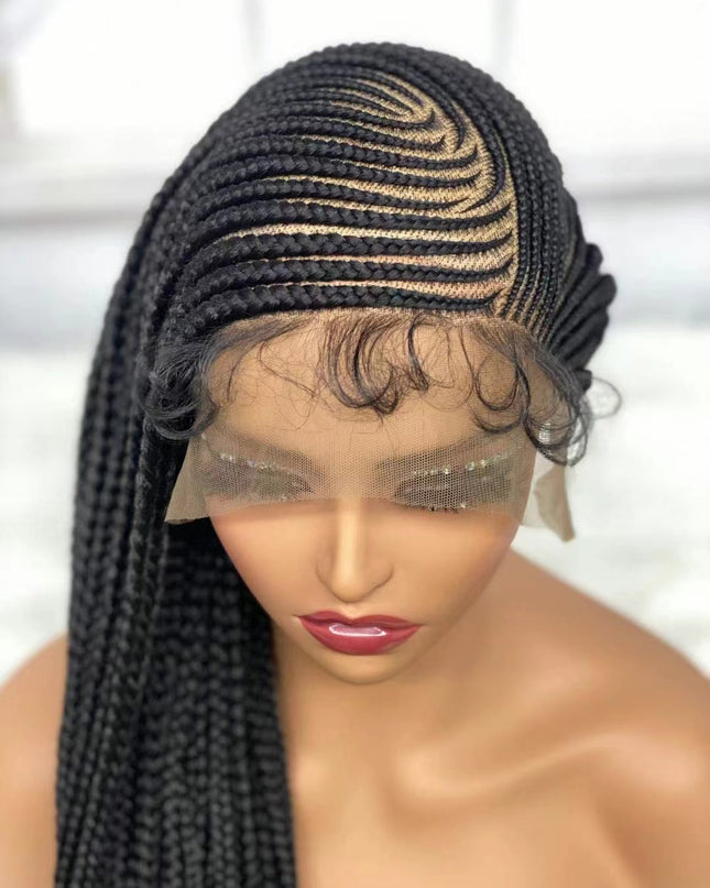 Long Straight Lace Chemical Fiber Wig Dreadlocks Headgear