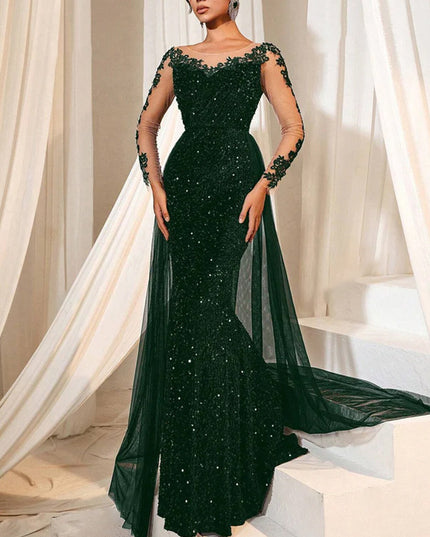 Women's Dance Lace Party Evening Dress