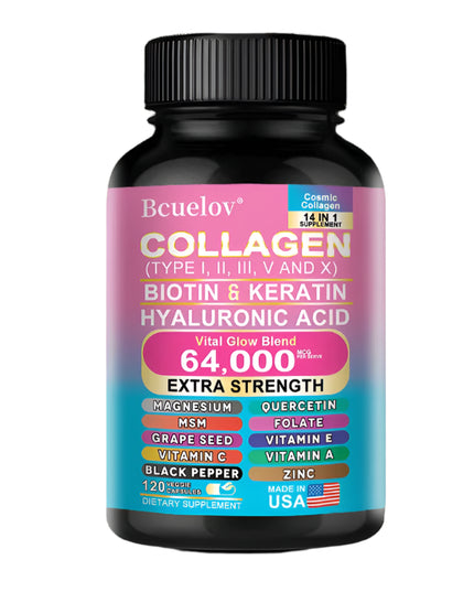 Collagen Capsules Biotin Keratin Skin Care Product Booster Anti Aging Whitening. - EMMA STORE SHOP
