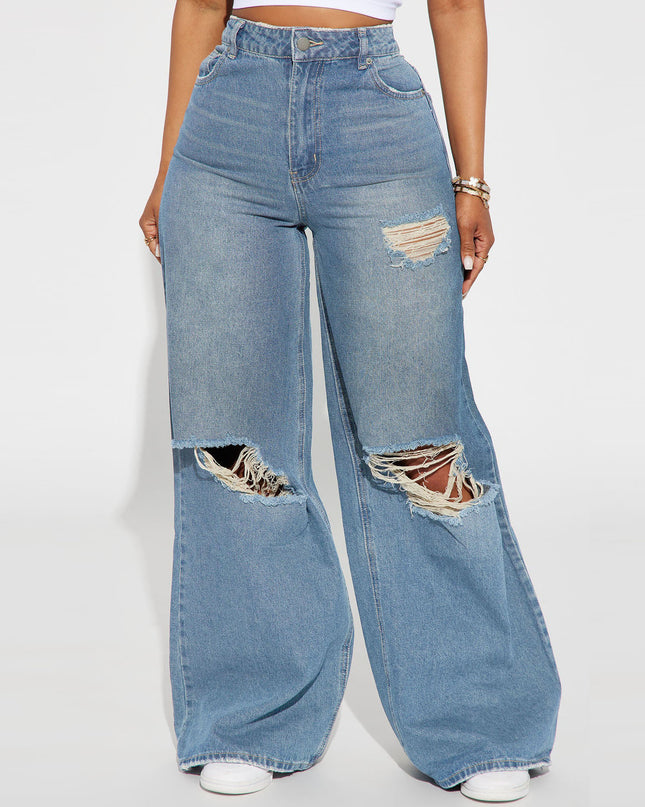 Women's Wide-leg Jeans | High Waist & Stylish Fit
