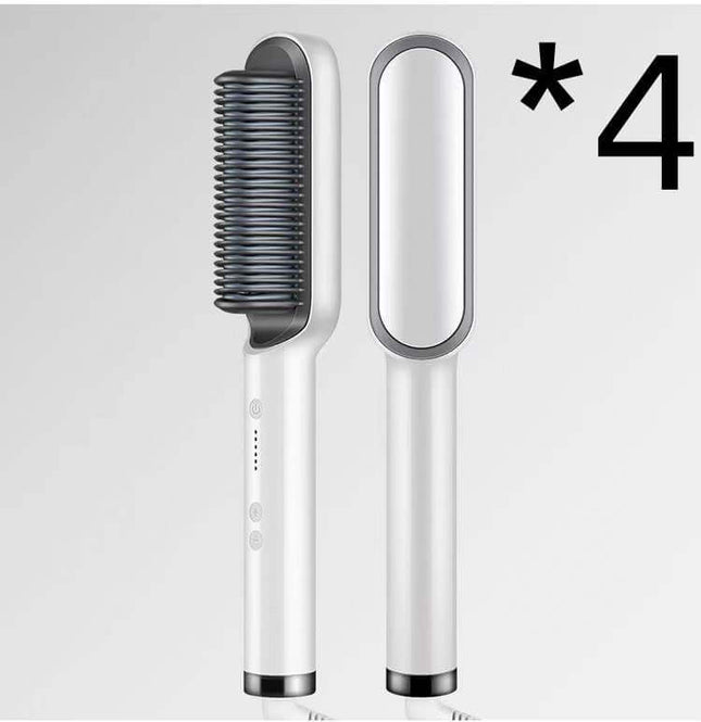 Ion Hair Straightener Brush - Safe & Versatile Styling Tool
