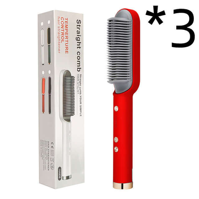Ion Hair Straightener Brush - Safe & Versatile Styling Tool