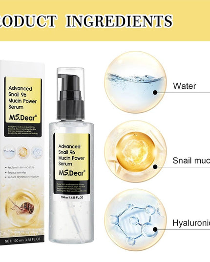 Snail Collagen Face Cream / Repair Essence Hydrating Moisturizing Fade Dark Spots Anti - aging Facial Serum Cream Korean Skin Care - EMMA STORE SHOP