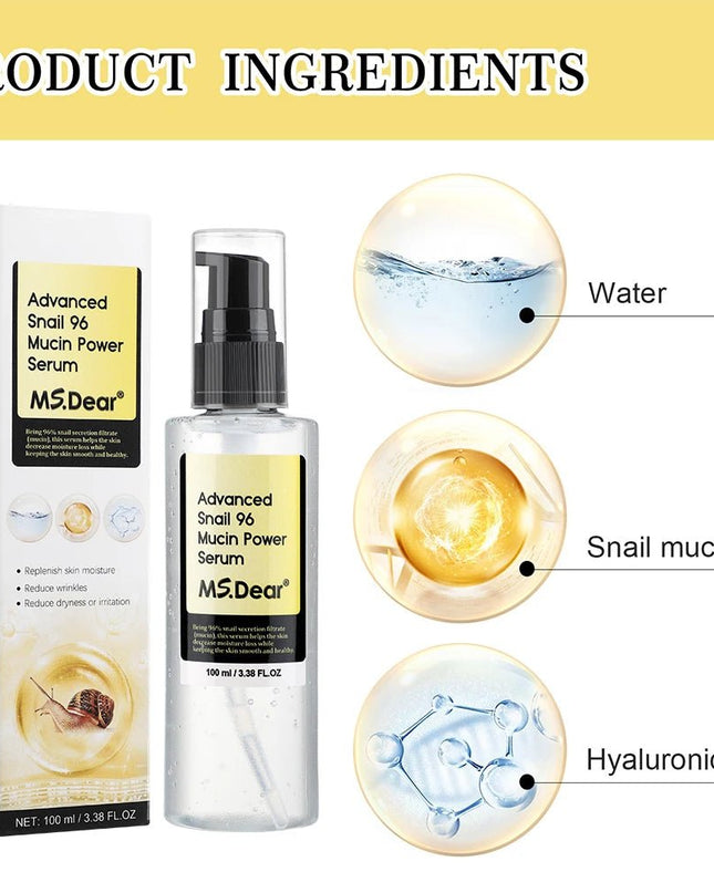 Snail Collagen Face Cream / Repair Essence Hydrating Moisturizing Fade Dark Spots Anti - aging Facial Serum Cream Korean Skin Care - EMMA STORE SHOP