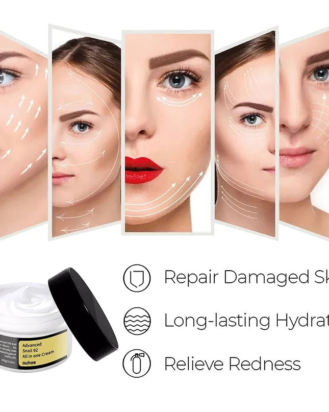 Snail Collagen Face Cream / Repair Essence Hydrating Moisturizing Fade Dark Spots Anti - aging Facial Serum Cream Korean Skin Care - EMMA STORE SHOP