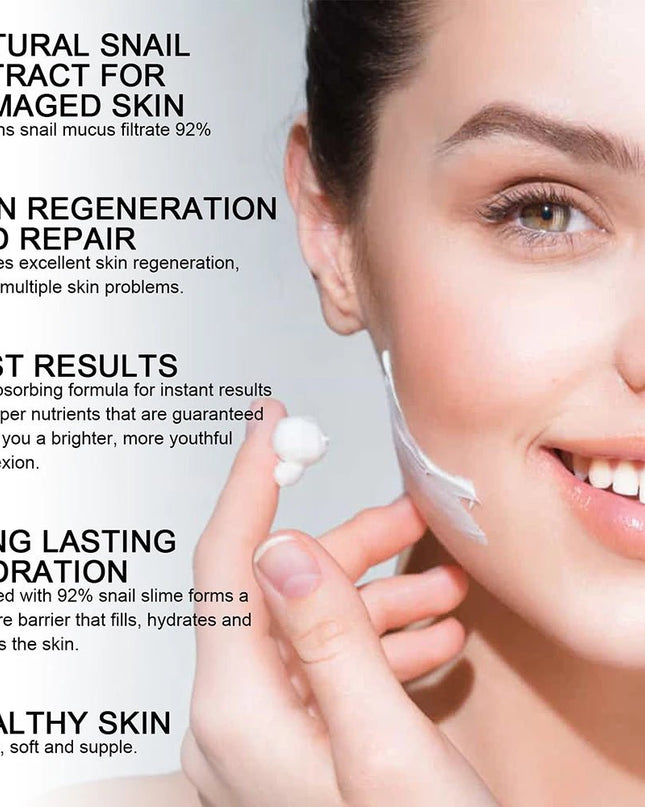 Snail Collagen Face Cream / Repair Essence Hydrating Moisturizing Fade Dark Spots Anti - aging Facial Serum Cream Korean Skin Care - EMMA STORE SHOP