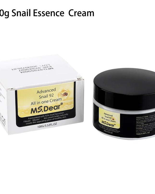 Snail Collagen Face Cream / Repair Essence Hydrating Moisturizing Fade Dark Spots Anti - aging Facial Serum Cream Korean Skin Care - EMMA STORE SHOP