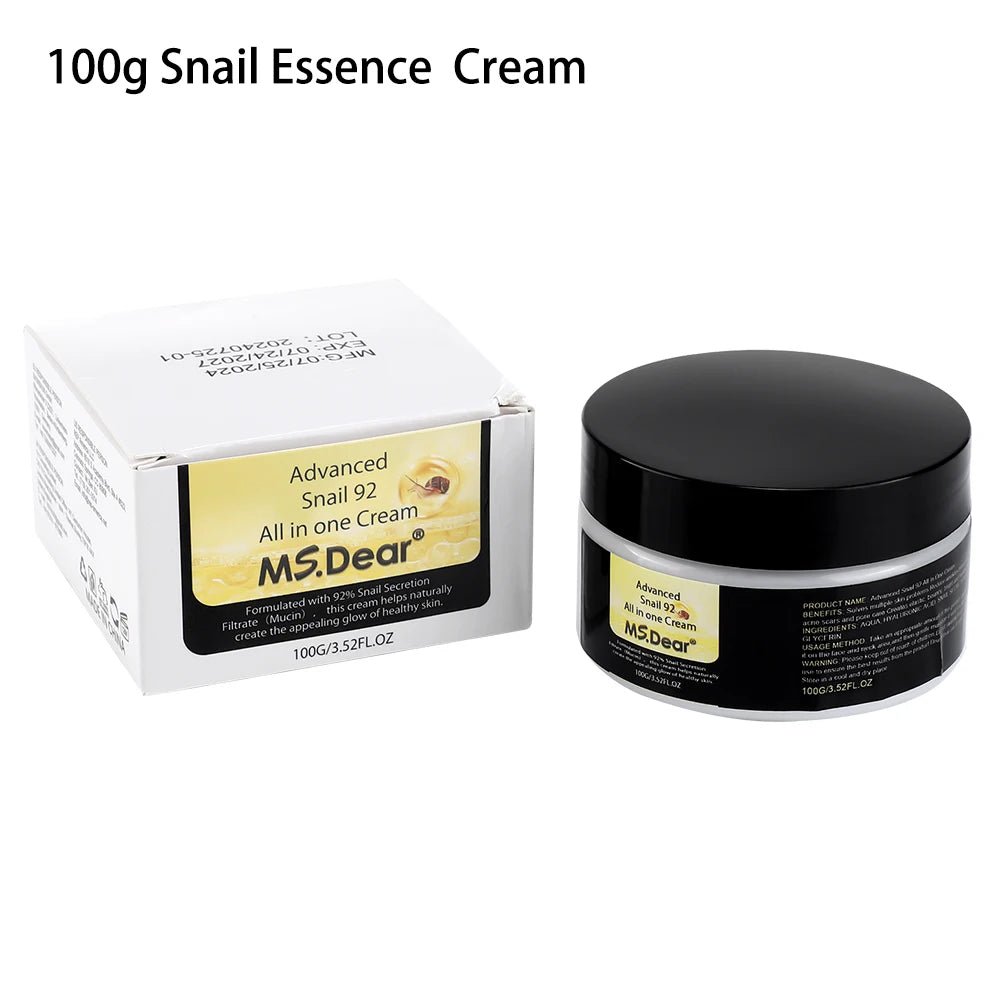 Snail Collagen Face Cream / Repair Essence Hydrating Moisturizing Fade Dark Spots Anti - aging Facial Serum Cream Korean Skin Care - EMMA STORE SHOP